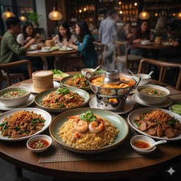 เซตครอบครัว4-5ท่าน หลากหลายเมนู