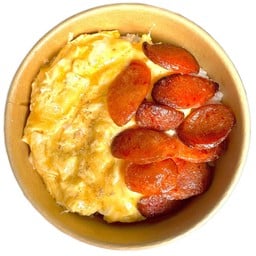 ข้าวไข่ข้น+กุนเชียงทอด