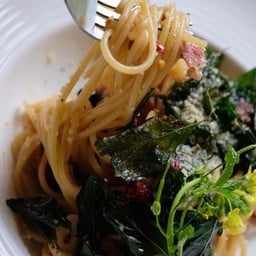 spaghetti spicy bacon