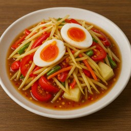 ตำไทยไข่เค็ม