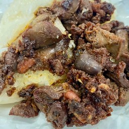 ข้าวเหนียวตับไก่ทอด