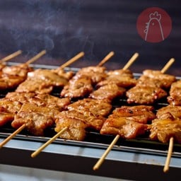 ปิ้งปิ้ง ไก่ปิ้ง หมูปิ้ง ตลาดริมสวน ตรงข้ามร้านยาดีเภสัช