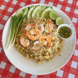 ข้าวผัดกุ้ง จานใหญ่
