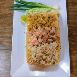 ข้าวผัดปู จานใหญ่
