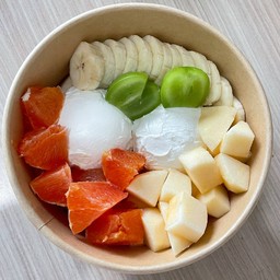 Greek Yogurt 2 สกู๊ป ใส่ 4 ท็อปปิ้ง