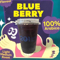 อเมริกาโน่เย็น เมล็ดคั่วบลูเบอร์รี่ ไม่หวาน