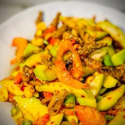 ชุดยำมะกอกน้ำปลากรอบ