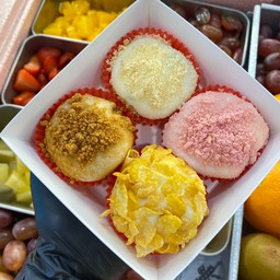 โมจิผลไม้ครีมชีสไซด์มินิ 4 ลูก