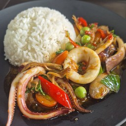 ข้าวราด ผัดฉ่า