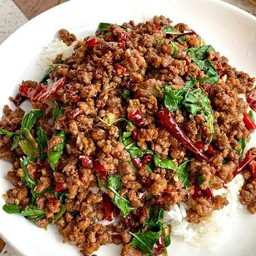 ข้าวกระเพราหมูสับ