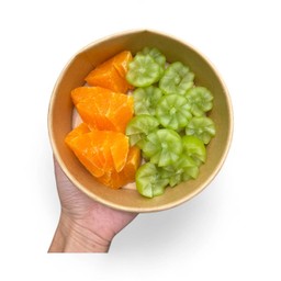 ส้มฮันนี่เมอร์คอท+องุ่นไชน์มัสแคท