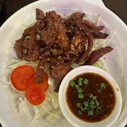 หมูแดดเดียวทอด