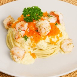 พาสต้าคาโบนาร่ากุ้ง