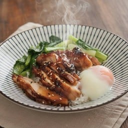 ข้าวไก่ย่าง ซอสเทอริยากิ