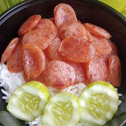 ข้าวหน้ากุนเชียงทอด