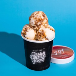 Joy (Pint 320-340g) - นมสด คาราเมล บิสกิตเนยเค็ม