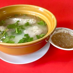 ข้าวต้มเนื้อปลากะพง