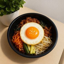 บิบิมบับ หมูโคชูจัง Pork Gochujang bibimbab