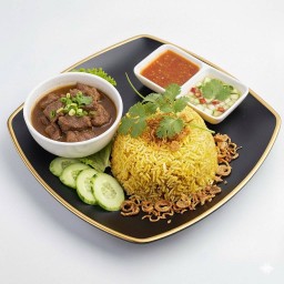 V16 ข้าวหมกเนื้อตุ๋น