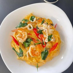 ข้าวไข่ข้นห่อหมกทะเล