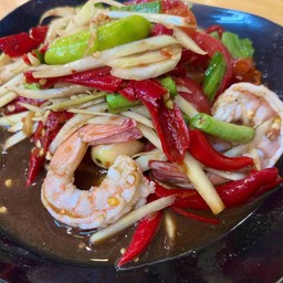 ตำกุ้งสุก