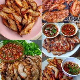 คอหมูย่างง