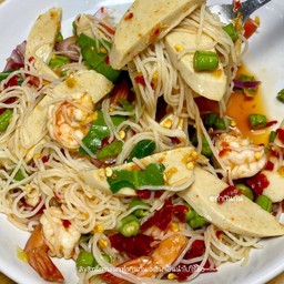 ยำขนมจีนหมูยอ