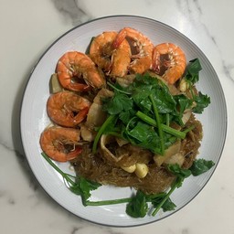 กุ้งอบวุ้นเส้น