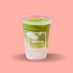 Ice Coconut matcha foam