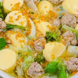 แกงจืดเต้าหู้หมูสับ