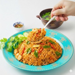 L5 ข้าวผัดต้มยำไก่