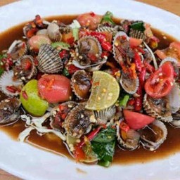 ยำหอยแครงน้ำปลาร้า