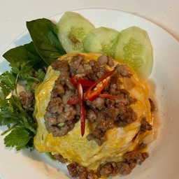 ข้าวไข่ข้นหมูสับ