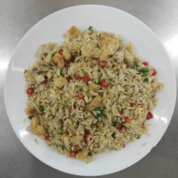 ข้าวผัดกากเจียว