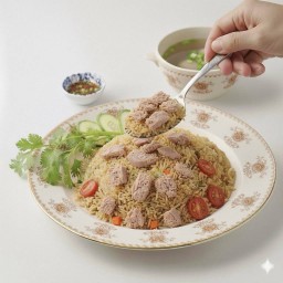 L9 ข้าวผัดปลาทูน่า
