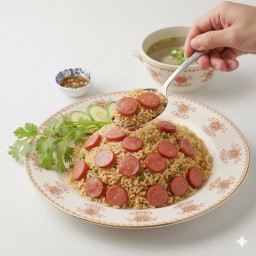 L7 ข้าวผัดไส้กรอกไก่