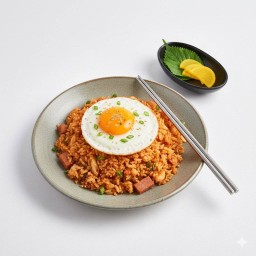 V10 ข้าวผัดกิมจิ+ไข่ดาว