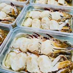 ปูดองน้ำปลา+น้ำจิ้มซีฟู้ด (ไม่มีไข่)