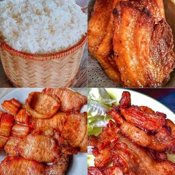 หมูแดดเดียวทอด