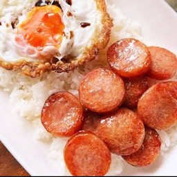 ข้าวกุนเชียง+ไข่ดาว