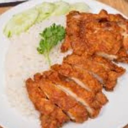 ข้าวมันไก่ทอด