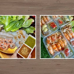 [เซตสุดฮิต] เมี่ยงรวม + ข้าวหน้ากุ้งแกะ+น้ำจิ้มซีฟู้ด