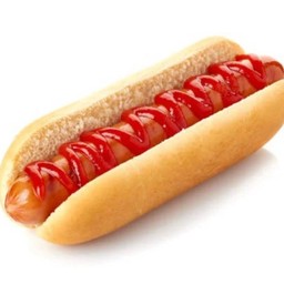 ฮอตดอกธรรมดา+ เฟรนช์ฟรายส์