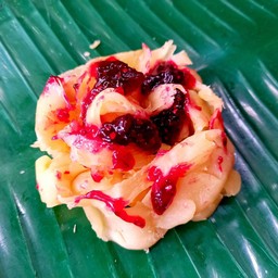 โรตีโบราณ(แผ่นกลม)แยมสตอเบอรี่