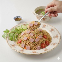 L8 ข้าวผัดแฮมไก่รมควัน