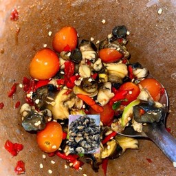 ตำเหลาหอยเชอรี่