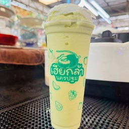 อโวคโด้มะพร้าวปั่นนมสด