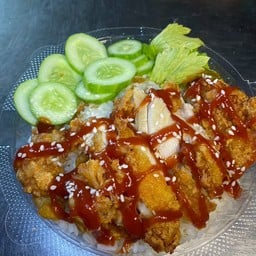 ข้าวไก่กรอบ Mas toy