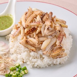 ข้าวหน้าปูพูนๆ (พร้อมน้ำจิ้มซีฟู้ด)
