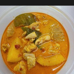 M-120  แกงเผ็ดฟัก-ไก่(กับข้าว ถ้วยเล็ก)